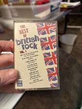 THE BEST OF BRITISH ROCK VOL.1 MUSIC CASSETTE TAPE, 1989 CAPITOL RECORDS, GUC