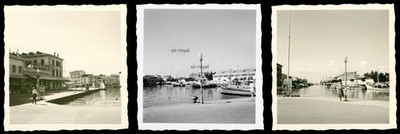3x Grado 1958 - Hafen - Italien 1950er - Foto 6x6cm