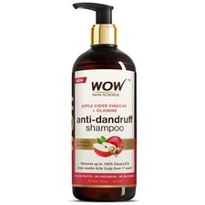 WOW Skin Science Apple Cider Vinegar Shampoo - Restores Shine - 500ml,
