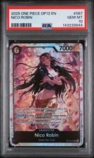 Nico Robin #087 2025 One Piece OP12 Legacy Of The Master • PSA 10