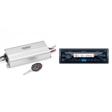 Sony DSX-M55BT Marine Media Receiver With XC2410 4-Ch Marine Amplifier