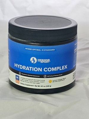 Designs For Sport Hydration Complex Muscle Recovery Powder Lemon-Orange 8.5oz