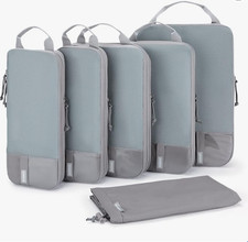 BAGSMART 6 Set Compression Packing Cubes for Travel, Lightweight Luggage Orga...