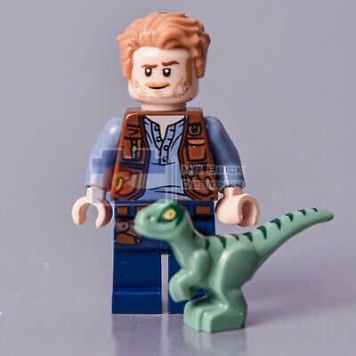 Lego Baby Blue Owen Jurassic World Fallen Kingdom Raptor Dino Dinosaur Ebay