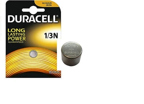 PILA DL1/3N DURACELL 3V LITIO DL 1/3 FOTOCAMERE CASSAFORTI 2L76 CR1/3N BATTERIA