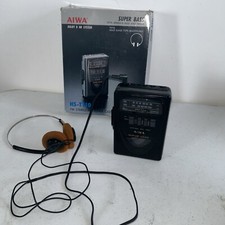 AIWA HS-T110 Portable FM Stereo AM Tuner Cassette Player FOR PARTS Radio Works 