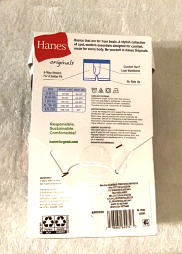 Hanes Boys Boxer Briefs Stretch 5 Pack Size L(12-14 ) NEW - Picture 4 of 6