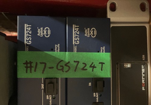 (Lot of 2) NetGear GS724T v3 / v4 24-Port Gigabit Duo SFP Port Ethernet Switch ~ - Picture 8 of 8