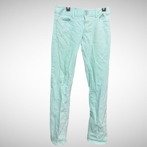 Pantalones vaqueros Lilly Pulitzer para mujer 6 manchados azul liso usados
