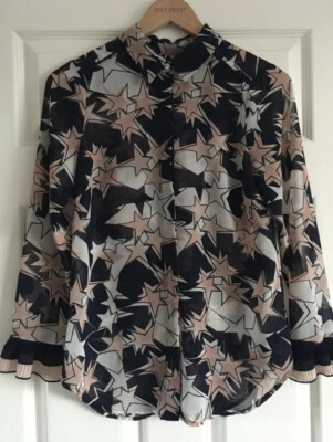 Mint Velvet Ava Print Shirt Size UK