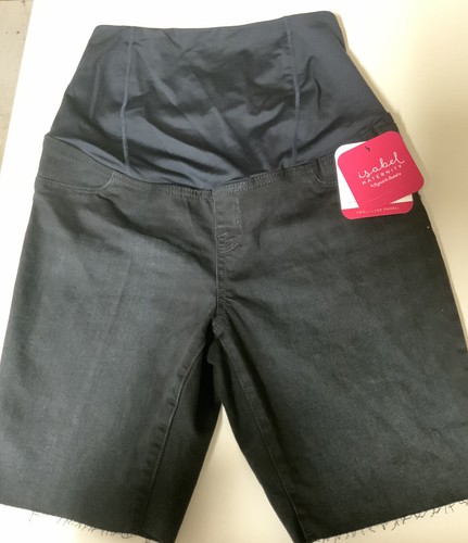 Over Belly Bermuda Maternity Jean Shorts Isabel Maternity Size2 over-belly-bermuda-maternity-jean-shorts-isabel-maternity-size2