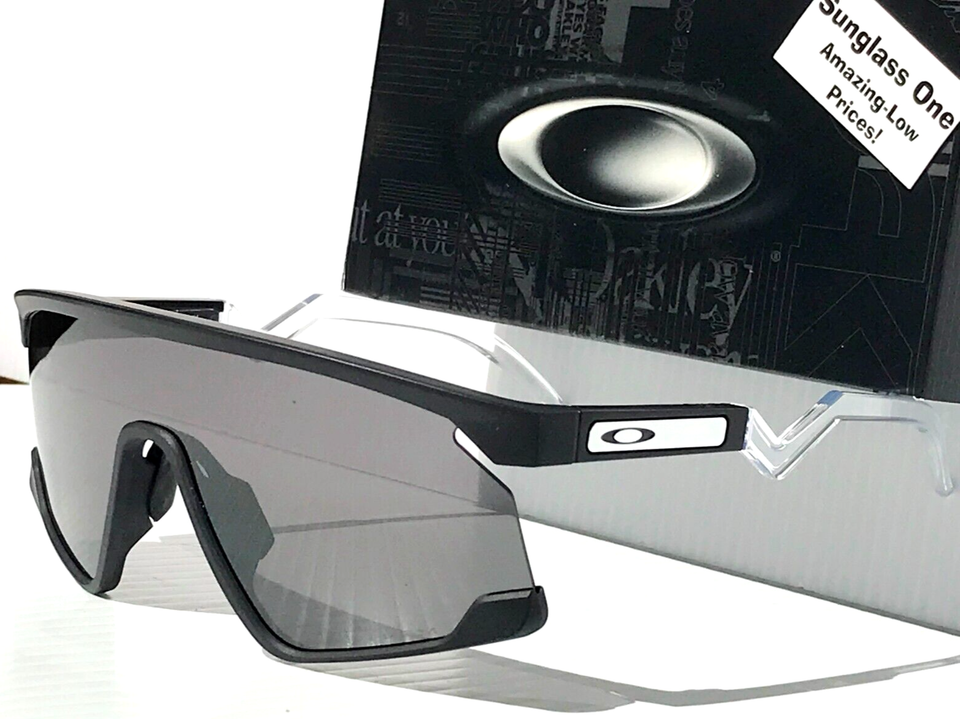 NEW Oakley BXTR Matte Black & Clear PRIZM Black Lens Sunglass 9280-01 ...