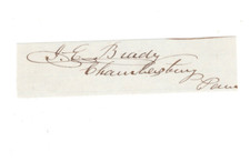 Jasper Ewing Brady (1797-1893) Signed Clip /Autographed US Congress Pennsylvania