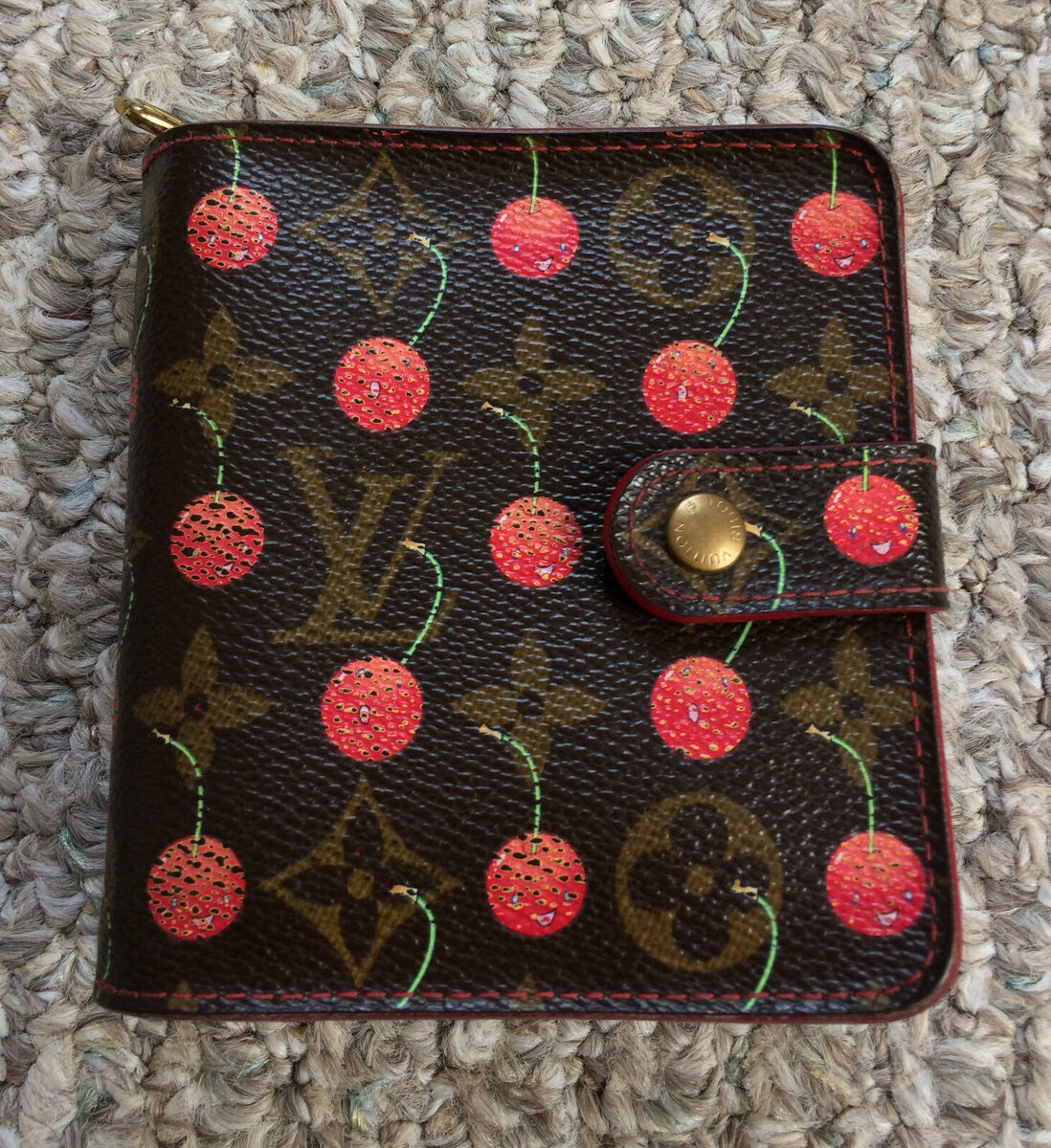 S/S 2005 Louis Vuitton x Murakami Cherry Monogram Wallet | eBay S/S 2005 Louis Vuitton x Murakami Cherry Monogram Wallet | eBay