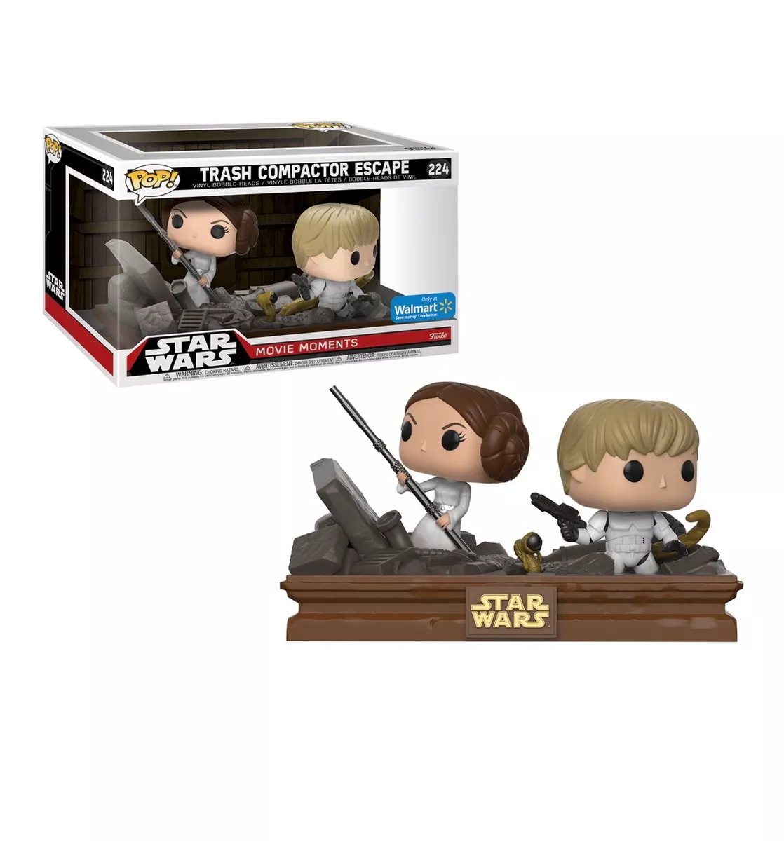 Funko Pop Star Wars Movie Moments Trash Compactor Escape 224