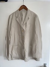 Margaret Howell Beige Linen Jacket Size 16
