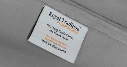 Made in USA- Low Profile Sheet Set (6"-10") Cotton 608 Thread Count Bed Sheets - Picture 2 of 8