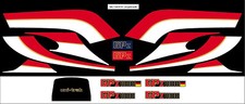 Decor set decal set for Kawasaki for GPz 1100 A1 black Uni-Trak not OEM