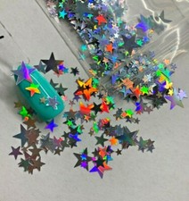 Holographic Mixed Sizes Star Glitter  1 TSP  Gel Nail Art  Acrylic