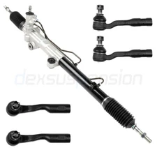 5x Complete Power Steering Rack And Pinion Tie Rod Fit For Toyota Sequoia Tundra