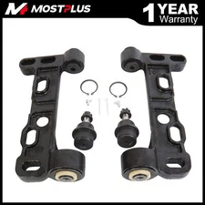 Set(4) Front Lower Control Arm Ball Joint For 02-09 Chevy Trailblazer GMC Envoy