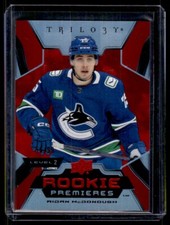 2023-24 Upper Deck Trilogy Rookie Premieres Red Level 2 Aidan McDonough Rookie