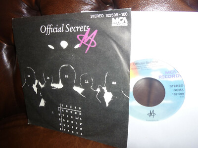 M, Official Secrets, Maniac, Dancepop Germany MCA 102509-100 Single, 7'' 1980