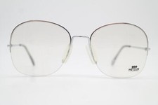 Vintage Glasses Metzler 7215 Silver Half-Rim Eyeglass Frame