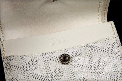 MAISON GOYARD MONNAIE MARIGNY CARD COIN WALLET GOYARDINE WHITE | eBay