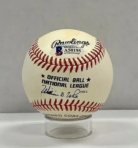 Clark/Mitchell/Williams Firmado Liga Nacional Beckett BAS Giants Foto 4 de 4