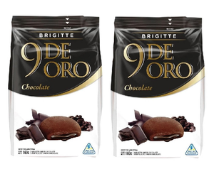 9 De Oro Brigitte Chocolate Con Relleno Sabor Chocolate 2 Pack 160 Gr C U Ebay