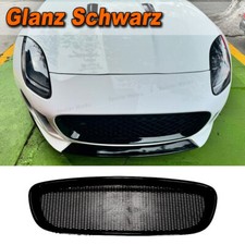 Für Jaguar F-type Coupe 2013-16 Glanz Schwarz Front Kühlergrill Frontgrill Grill