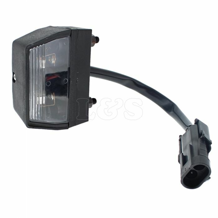 Number Plate Lamp fits JCB 1CX, 2CX, 3CX Backhoe Loaders Replaces 700/21000