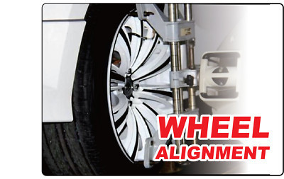 WHEEL ALIGNMENT| Laminated Vinyl Decal Sticker Label | eBay