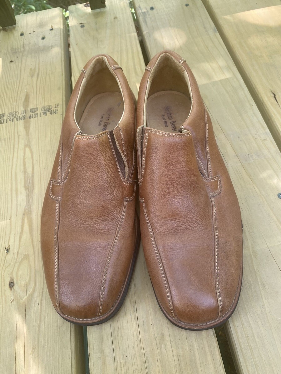 Stephan Bossi Came Color Leather Driving Loafer Shoes  display picture 2