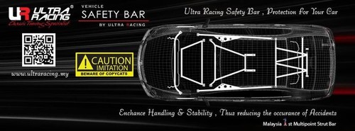 Ultra Racing Front Strut Bar for AUDI A3 (Typ 8V) 1.4 FSI 2.0 TDI '12 (TW2-3047) - Picture 4 of 5