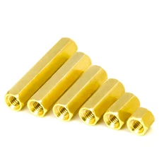 M8 Brass Female-Female Hexagon Standoff Pillar 8-100mm Length 13mm Width