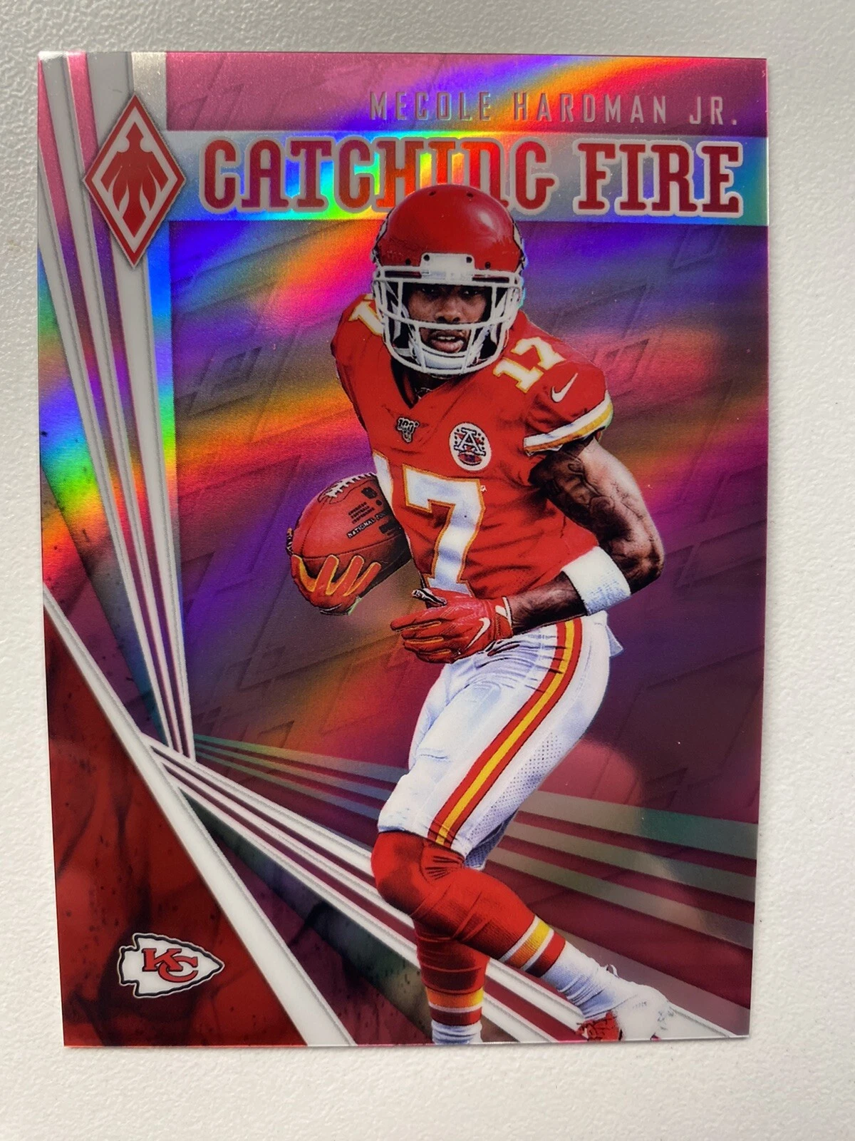 Mecole Hardman Panini Phoenix Catching Fire #6 Base