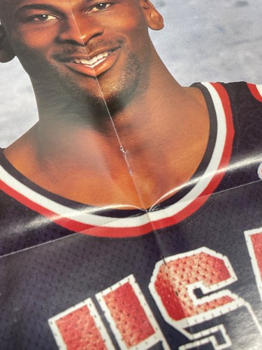 Michael Jordan Newsweek vintage poster 2-side 1992 Olympics career retrospective - Picture 16 of 20