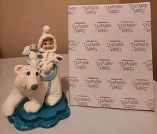 Vintage 1998 Dreamsicles Northern Lights "Polar Pals" 60010 Cast Art Figurene
