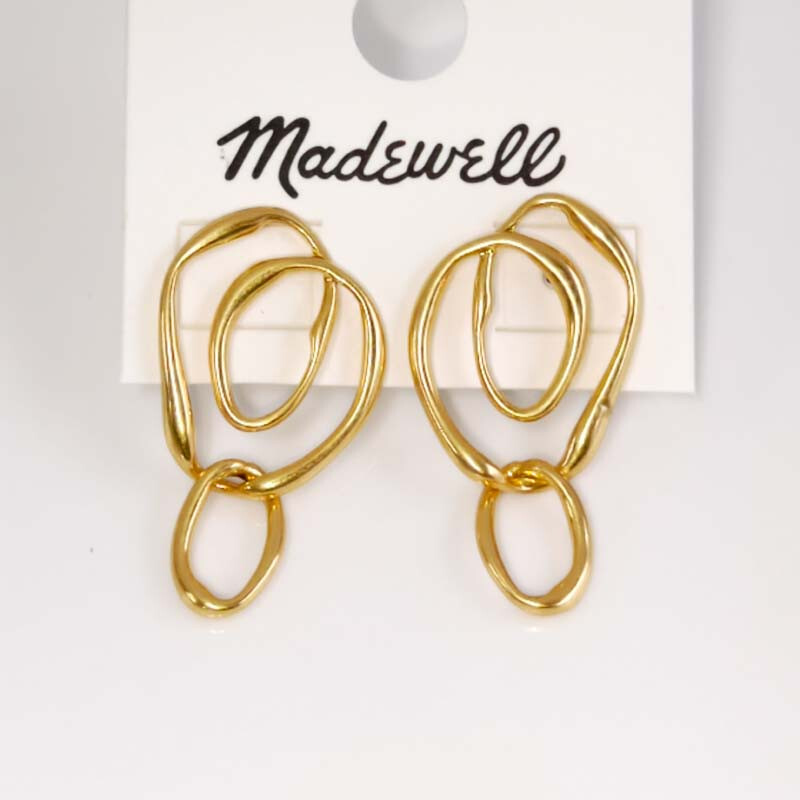 Madewell Mobile Statement Earrings New MadeWell Abstract Drop