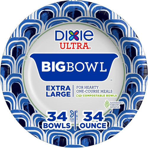 Dixie Ultra® ciotola di carta da 34 once, numero 34 - Foto 10 di 12