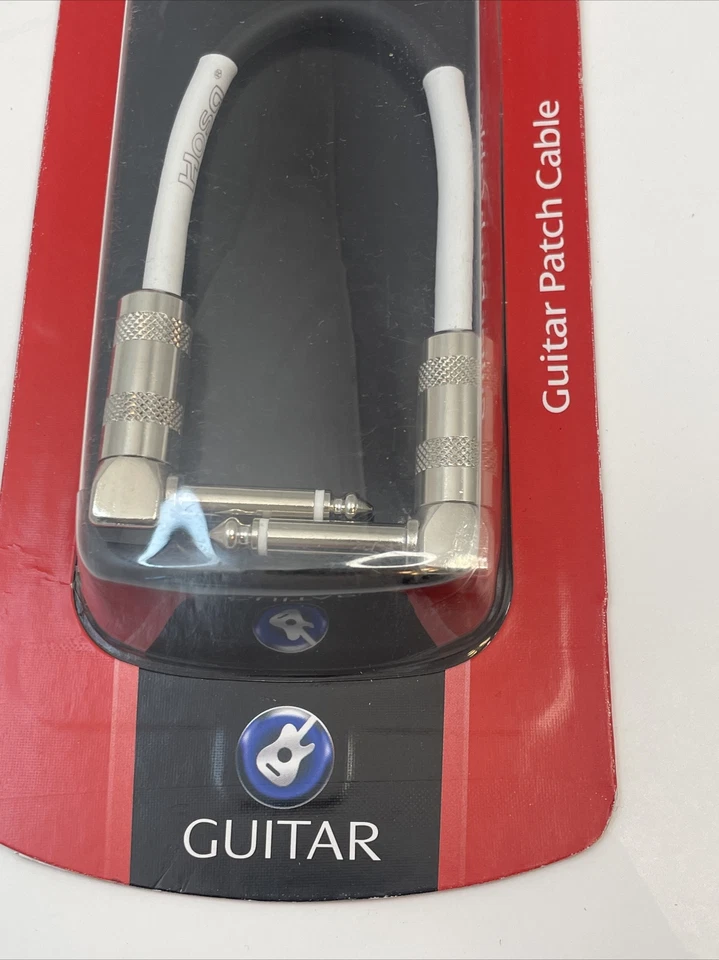 Hosa CPE-106 6" Inch Guitar Effects Patch Cable Lead Right Angle to Same Plugs - Image 3 of 4