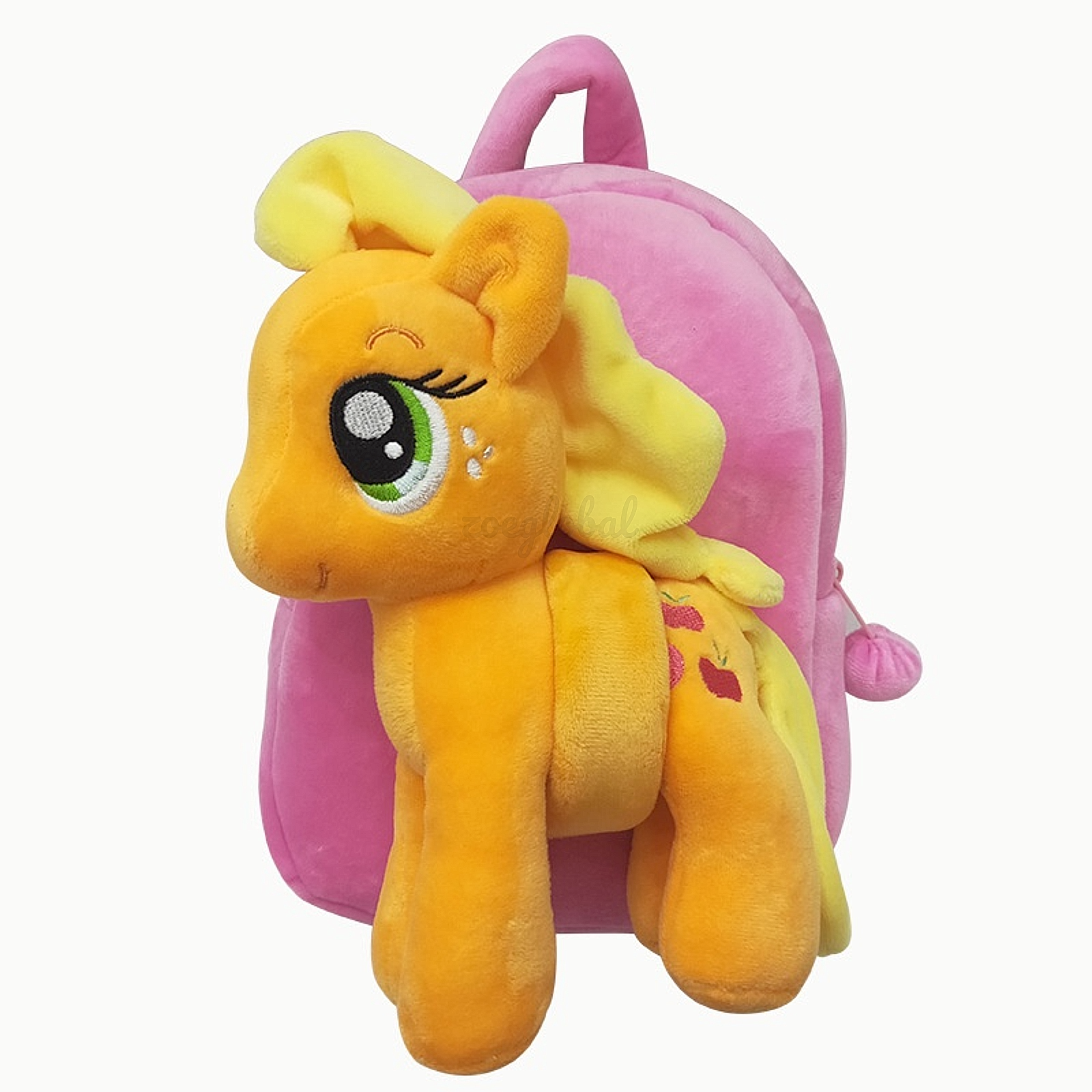Zaino Staccabile My Little Pony Peluche Bambini Regalo Borsa 25x20cm ARANCIONE