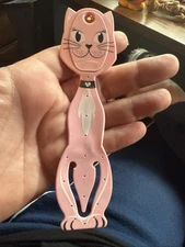 Pink Cat Animal Flexilight Bookworm Cute Book light lighted 5.5" Flex Flexable