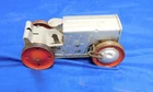 Vintage Louis Marx Wind Up Tractor With Key  Aluminum
