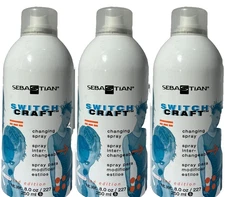 3 Sebastian Switch Craft Changing Spray LIMITED EDITION 8 oz ea (030)