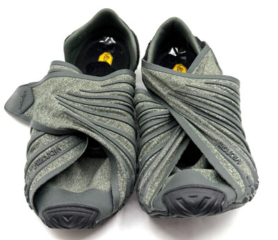 Vibram Furoshiki Wrapping Sole Sz 8.5 M EU 40 Womens Stretch Shoes Olive 22WAF02
