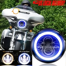 7" inch LED Headlight DRL for Harley Davidson Street Glide Special FLHXS FLHX