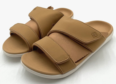 Spenco Kholo Nuevo Women's Size 7.5 D (Wide) Champagne Comfort Slide Sandal NWOB